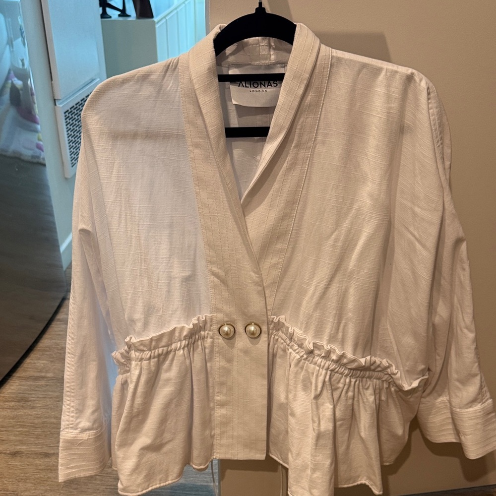 Women's White Utility Jacket